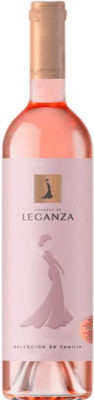 6,95 € Free Shipping | Rosé wine Condesa de Leganza Rosé Selección Familia Young I.G.P. Vino de la Tierra de Castilla Castilla la Mancha y Madrid Spain Grenache Bottle 75 cl