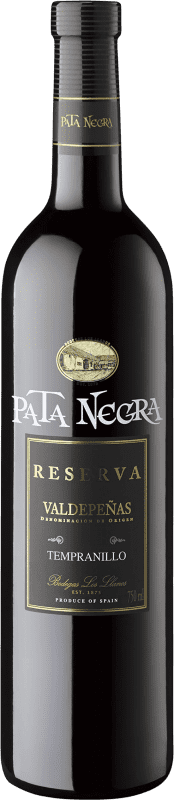 5,95 € Free Shipping | Red wine García Carrión Pata Negra Reserve D.O. Valdepeñas Castilla la Mancha y Madrid Spain Bottle 75 cl