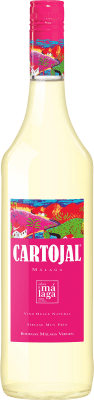 13,95 € Envío gratis | Vino blanco Málaga Virgen Cartojal D.O. Sierras de Málaga Andalucía y Extremadura España Moscato Botella 75 cl