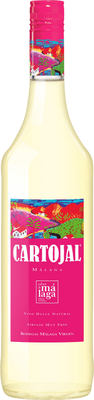 13,95 € 送料無料 | 白ワイン Málaga Virgen Cartojal D.O. Sierras de Málaga Andalucía y Extremadura スペイン Muscat ボトル 75 cl