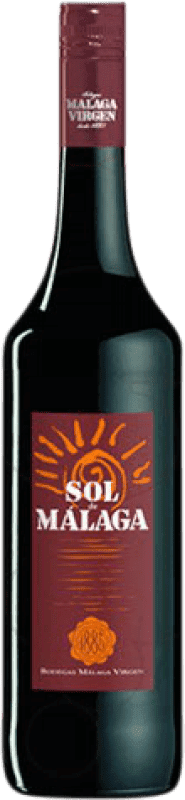 8,95 € Kostenloser Versand | Verstärkter Wein Málaga Virgen Sol de Málaga D.O. Sierras de Málaga Andalucía y Extremadura Spanien Muskat, Pedro Ximénez Flasche 75 cl