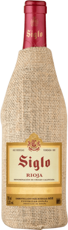 7,95 € Spedizione Gratuita | Vino Rosso Manzanos Siglo Saco Crianza — Invecchiato in Botte D.O.Ca. Rioja La Rioja Spagna Tempranillo, Garnacha — Grenache, Mazuelo, Cariñena — Carignano Bottiglia 75 cl