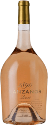 25,95 € 免费送货 | 玫瑰酒 Manzanos 1890 年轻的 D.O.Ca. Rioja 拉里奥哈 西班牙 Tempranillo, Grenache 瓶子 Magnum 1,5 L