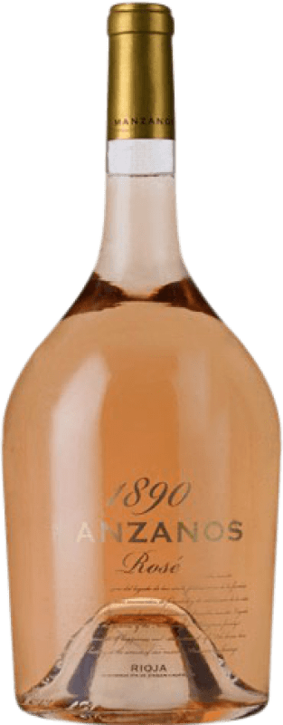 25,95 € Kostenloser Versand | Rosé-Wein Manzanos 1890 Jung D.O.Ca. Rioja La Rioja Spanien Tempranillo, Grenache Magnum-Flasche 1,5 L