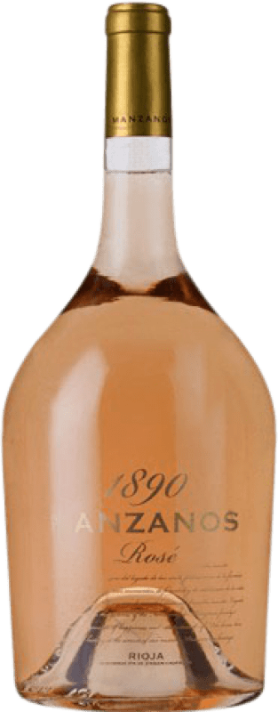 26,95 € Free Shipping | Rosé Wine Manzanos 1890 Young D.O.Ca. Rioja The Rioja Spain Tempranillo, Garnacha — Grenache Magnum Bottle 1,5 L