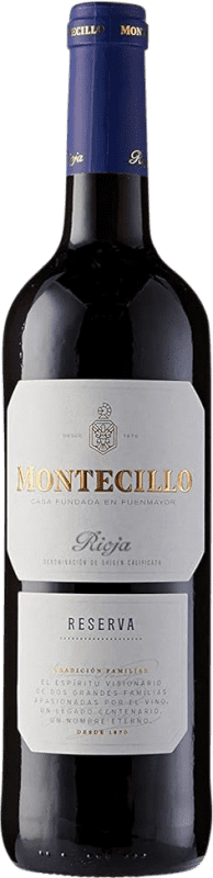 14,95 € Envio grátis | Vinho tinto Montecillo Reserva D.O.Ca. Rioja La Rioja Espanha Tempranillo Garrafa 75 cl