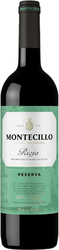 8,95 € Kostenloser Versand | Rotwein Montecillo Reserve — Gereift D.O.Ca. Rioja La Rioja Spanien Tempranillo 75 cl