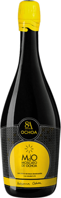 15,95 € 免费送货 | 白起泡酒 Ochoa 8A Vino de Aguja 阿拉贡 西班牙 Muscat 瓶子 75 cl