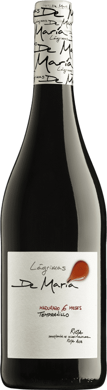 4,95 € Spedizione Gratuita | Vino rosso Patrocinio Lágrimas de María 6 Meses Quercia D.O.Ca. Rioja La Rioja Spagna Tempranillo Bottiglia 75 cl