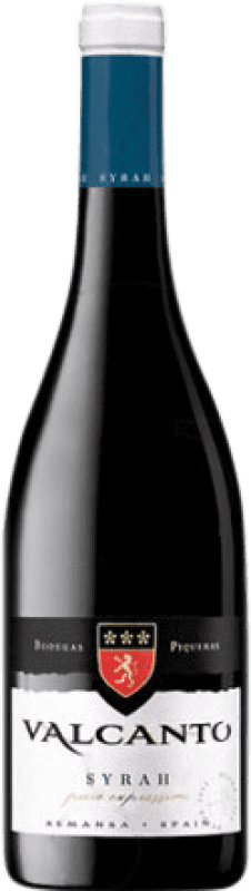 7,95 € Free Shipping | Red wine Piqueras Valcanto D.O. Almansa Castilla la Mancha y Madrid Spain Syrah Bottle 75 cl