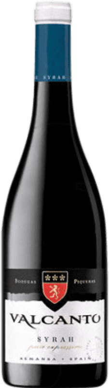 6,95 € Envío gratis | Vino Tinto Piqueras Valcanto D.O. Almansa Castilla la Mancha y Madrid España Syrah 75 cl