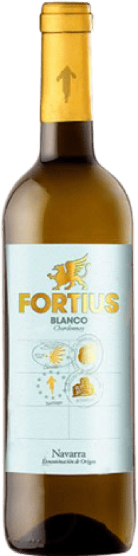 3,95 € Free Shipping | White Wine Valcarlos Fortius Young D.O. Navarra Navarre Spain Chardonnay 75 cl