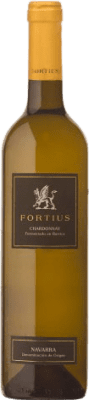 6,95 € 免费送货 | 白酒 Valcarlos Fortius Barrica 岁 D.O. Navarra 纳瓦拉 西班牙 Chardonnay 瓶子 75 cl