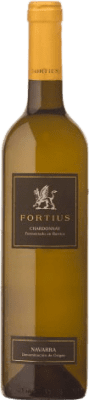 6,95 € Free Shipping | White Wine Valcarlos Fortius Barrel D.O. Navarra Navarre Spain Chardonnay 75 cl