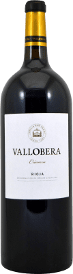 22,95 € Free Shipping | Red wine Vallobera Aged D.O.Ca. Rioja The Rioja Spain Tempranillo Magnum Bottle 1,5 L
