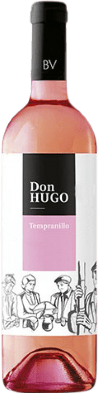 4,95 € Free Shipping | Rosé wine Victorianas Don Hugo Young I.G.P. Vino de la Tierra de Castilla Castilla la Mancha y Madrid Spain Tempranillo Bottle 75 cl