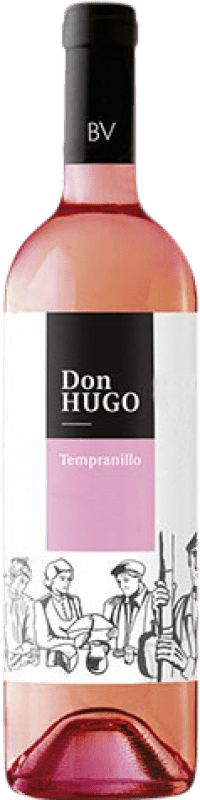 4,95 € Kostenloser Versand | Roséwein Victorianas Don Hugo Jung I.G.P. Vino de la Tierra de Castilla Castilla la Mancha y Madrid Spanien Tempranillo Flasche 75 cl