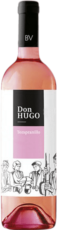 4,95 € 送料無料 | ロゼワイン Victorianas Don Hugo 若い I.G.P. Vino de la Tierra de Castilla Castilla la Mancha y Madrid スペイン Tempranillo ボトル 75 cl