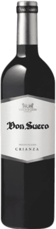 7,95 € Envio grátis | Vinho Tinto Vile Vinos de León Don Suero Crianza D.O. León Castela e Leão Espanha Prieto Picudo Garrafa 75 cl