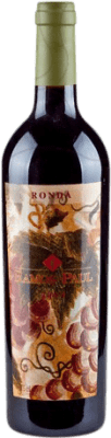 28,95 € Envío gratis | Vino Tinto El Chantre Ramos Paul Crianza D.O. Sierras de Málaga Andalucía y Extremadura España 75 cl