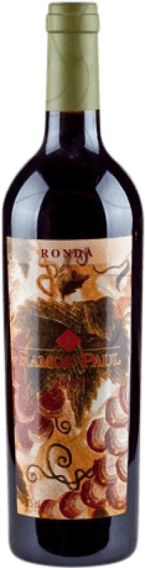 27,95 € 免费送货 | 红酒 El Chantre Ramos-Paul Negre 岁 D.O. Sierras de Málaga Andalucía y Extremadura 西班牙 瓶子 75 cl