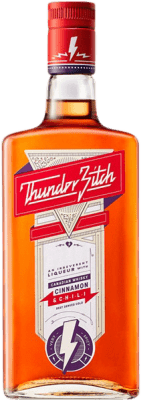 19,95 € 免费送货 | 利口酒 Holding Corp Thunder Bitch Licor de Whisky y Canela Picante 巴拿马 瓶子 70 cl