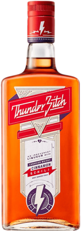 19,95 € Kostenloser Versand | Liköre Holding Corp Thunder Bitch Licor de Whisky y Canela Picante Panama Flasche 70 cl