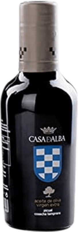 8,95 € Envio grátis | Azeite de Oliva Casa de Alba Espanha Garrafinha 25 cl
