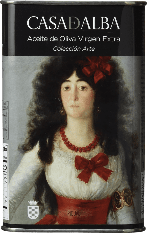 8,95 € 免费送货 | 橄榄油 Casa de Alba EVOO 特级初榨 西班牙 罐 50 cl