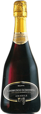 6,95 € Free Shipping | Red sparkling Caldirola Bellavita D.O.C. Lambrusco di Sorbara Italy Lambrusco Bottle 75 cl