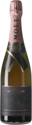 89,95 € Envio grátis | Espumante branco Moët & Chandon Grand Vintage A.O.C. Champagne Champagne França Pinot Preto, Chardonnay, Pinot Meunier Garrafa 75 cl