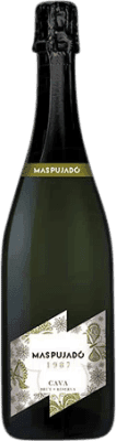 7,95 € 免费送货 | 白起泡酒 Maspujado 香槟 预订 D.O. Cava 加泰罗尼亚 西班牙 Macabeo, Xarel·lo, Parellada 瓶子 75 cl