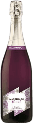 9,95 € 免费送货 | 玫瑰气泡酒 Maspujado Rosat Brut Nature 年轻的 D.O. Cava 加泰罗尼亚 西班牙 Grenache, Monastrell, Pinot Black 瓶子 75 cl