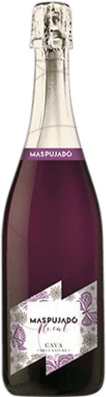 9,95 € Kostenloser Versand | Rosé Sekt Maspujado Brut Nature Jung D.O. Cava Katalonien Spanien Garnacha — Grenache, Monastrell, Pinot Noir — Spätburgunder Flasche 75 cl