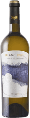 7,95 € 免费送货 | 白酒 Hill Bruc 年轻的 D.O. Penedès 加泰罗尼亚 西班牙 Xarel·lo, Chardonnay 瓶子 75 cl