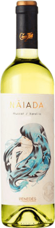 5,95 € Spedizione Gratuita | Vino bianco Hill Nàiada Giovane D.O. Penedès Catalogna Spagna Moscato, Xarel·lo Bottiglia 75 cl