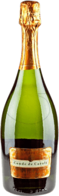 7,95 € Spedizione Gratuita | Spumante bianco Conde de Caralt Blanc de Blancs Brut Giovane D.O. Cava Catalogna Spagna Macabeo, Xarel·lo, Parellada Bottiglia 75 cl