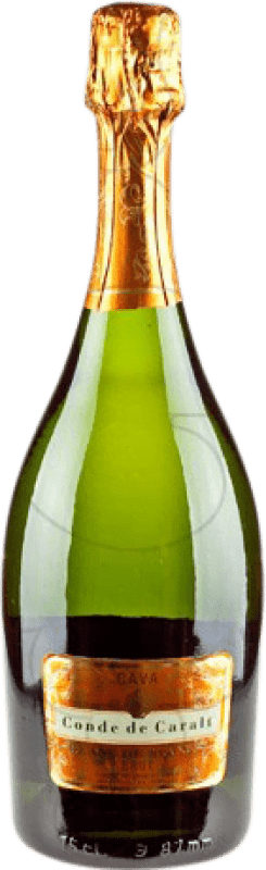 7,95 € 送料無料 | 白スパークリングワイン Conde de Caralt Blanc de Blancs Brut 若い D.O. Cava カタロニア スペイン Macabeo, Xarel·lo, Parellada ボトル 75 cl