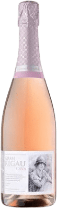 13,95 € Kostenloser Versand | Rosé Sekt Caves Freixa Rigau Gran Rosat Brut Jung D.O. Cava Katalonien Spanien Grenache, Spätburgunder Flasche 75 cl