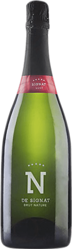 29,95 € Spedizione Gratuita | Spumante bianco Caves Signat Brut Nature Riserva D.O. Cava Catalogna Spagna Macabeo, Xarel·lo, Chardonnay, Parellada Bottiglia Magnum 1,5 L