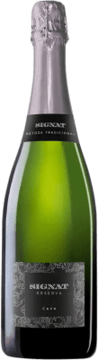 18,95 € Envío gratis | Espumoso blanco Caves Signat 5 Estrellas Brut Reserva D.O. Cava Cataluña España Macabeo, Xarel·lo, Chardonnay, Parellada Botella 75 cl