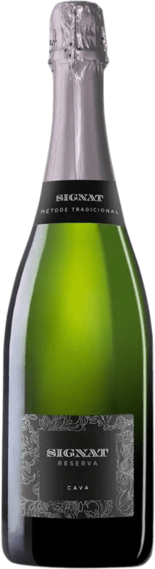 17,95 € 免费送货 | 白起泡酒 Caves Signat 5 Estrellas 香槟 预订 D.O. Cava 加泰罗尼亚 西班牙 Macabeo, Xarel·lo, Chardonnay, Parellada 瓶子 75 cl