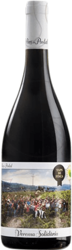 16,95 € Free Shipping | Red wine Celler d'Espollá Verema Solidària Vins de Postal Aged D.O. Empordà Catalonia Spain Mazuelo, Carignan Bottle 75 cl