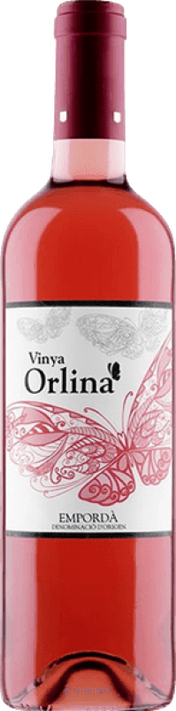 3,95 € Free Shipping | Rosé wine Celler d'Espollá Vinya Orlina Young D.O. Empordà Catalonia Spain Merlot, Grenache, Mazuelo, Carignan, Garnacha Roja Bottle 75 cl
