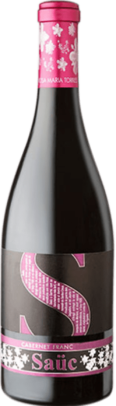 14,95 € Бесплатная доставка | Красное вино Celler Rosa María Torres Saüc старения D.O. Conca de Barberà Каталония Испания Cabernet Franc бутылка 75 cl