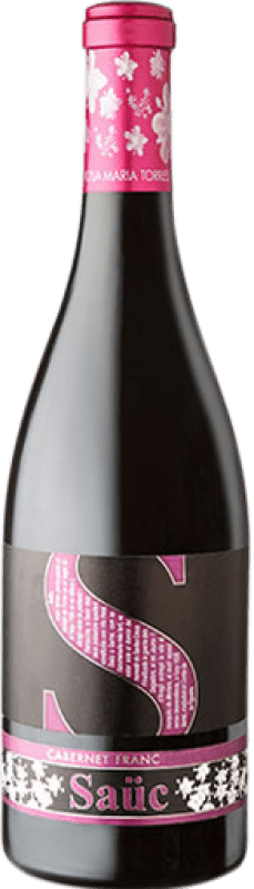 14,95 € Free Shipping | Red Wine Celler Rosa María Torres Saüc Crianza — Aged D.O. Conca de Barberà Catalonia Spain Cabernet Franc Bottle 75 cl