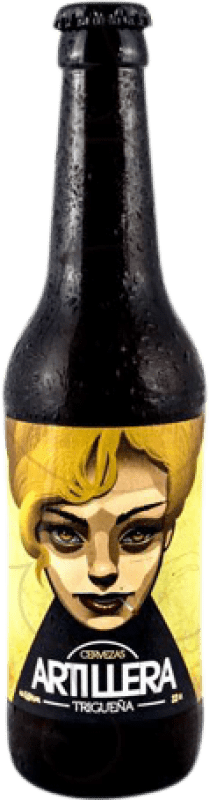 2,95 € Envio grátis | Cerveja Artillera Trigueña Espanha Garrafa Terço 33 cl