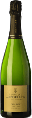 68,95 € 免费送货 | 白起泡酒 Agrapart Terroirs Blanc de Blancs Grand Cru 香槟 大储备 A.O.C. Champagne 法国 Chardonnay 瓶子 75 cl