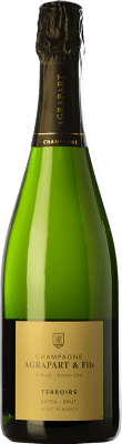 82,95 € 免费送货 | 白起泡酒 Agrapart Terroirs Blanc de Blancs Grand Cru 香槟 大储备 A.O.C. Champagne 法国 Chardonnay 瓶子 75 cl