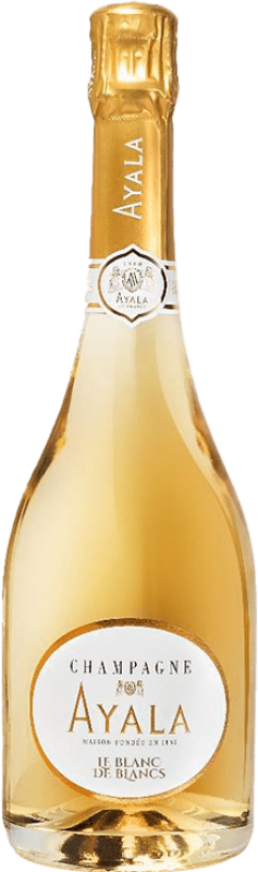 103,95 € 免费送货 | 白起泡酒 Maison Ayala Brut — 起泡酒 干型 Blanc de Blancs 特级珍藏 A.O.C. Champagne 香槟酒 法国 Chardonnay — 莎当妮 75 cl